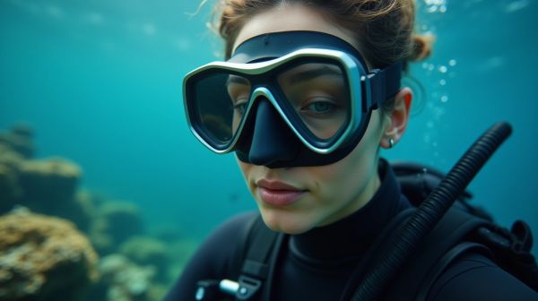 ¿Buscando comodidad y visibilidad con máscara de buceo?
